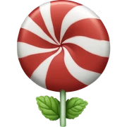 Peppermint candy sticker
