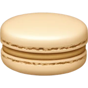 beige macaron sticker