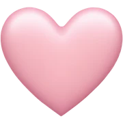 pastel pink heart sticker