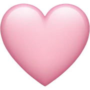 Light pink heart sticker