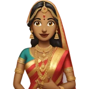 indian bride sticker