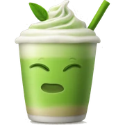 Matcha latte  sticker