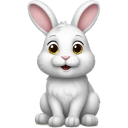 Bunny sticker
