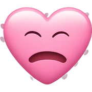 Heart with little pink hearts sticker