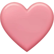 Heart shaped pink blush  sticker