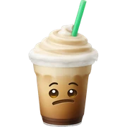 iced latte sticker