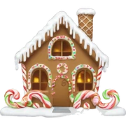 gingerbread house sticker