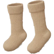 Pair of beige knitted socks sticker