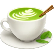 Matcha latte sticker