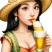 Cerveza Drinker sticker