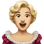 opera singer sticker