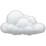 cloud landscape sticker
