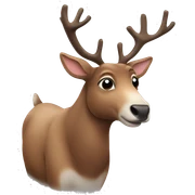 Reindeer sticker