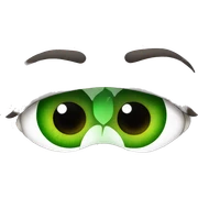 Green eyes  sticker