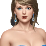 blue-eyed beauty in dress sticker