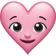 pink heart sticker