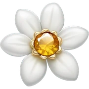 Flower engagement ring sticker