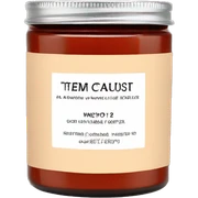 autumn vibe candle sticker