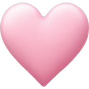 baby pink heart sticker
