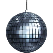 Disco ball sticker