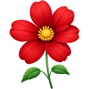 Flower sticker