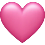 Pink heart sticker