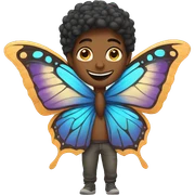 Butterfly sticker