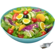 Coloful Summer salad in a bowl sticker