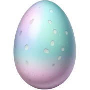 Pastel Colored egg sticker