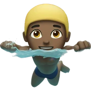 swimming sticker