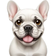 French bulldog puppy sticker