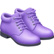 Lilac shoes sticker