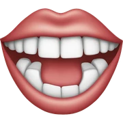 Mouth sticker