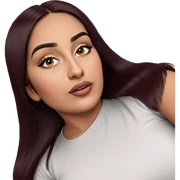 realistic portrait of girl sticker