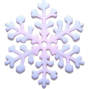 pastel pink snowflake  sticker