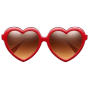 Heart-sunglasses sticker