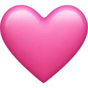 Pink heart  sticker
