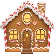 Gingerbread house sticker