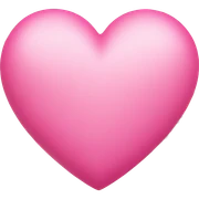 pink heart sticker