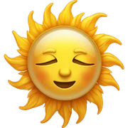 Sun sticker