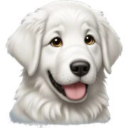 Great Pyrenees puppy sticker