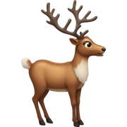 Reindeer sticker