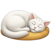 Cat sleep sticker