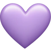 pastel purple heart sticker