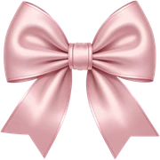 Pale Pink bow sticker