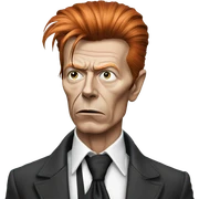 daavid bowie sad sticker