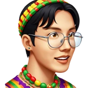 Joyful Reveler sticker