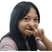 realistic portrait of girl sticker