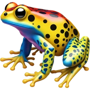 Psychedelic Poisonous frogs  sticker