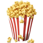 Pop corn sticker